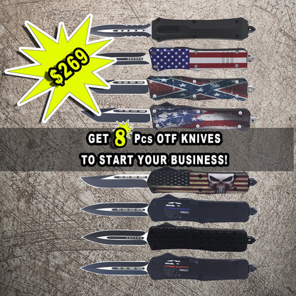 $269 get 8pcs OTF Knife to start business!